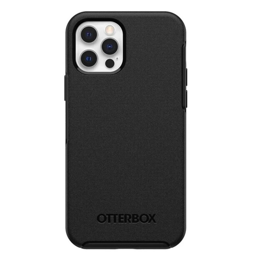 OtterBox iPhone 12 & iPhone 12 Pro Symmetry Series Case - Black, Ultra-Sleek - Picture 3 of 16
